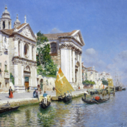 Rubens_Santoro_–_The_Zattera_and_church_of_the_Jesuate