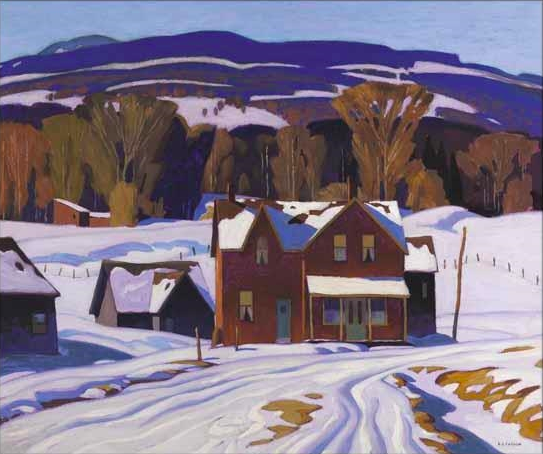 Country House in Winter A.J. Casson 1940